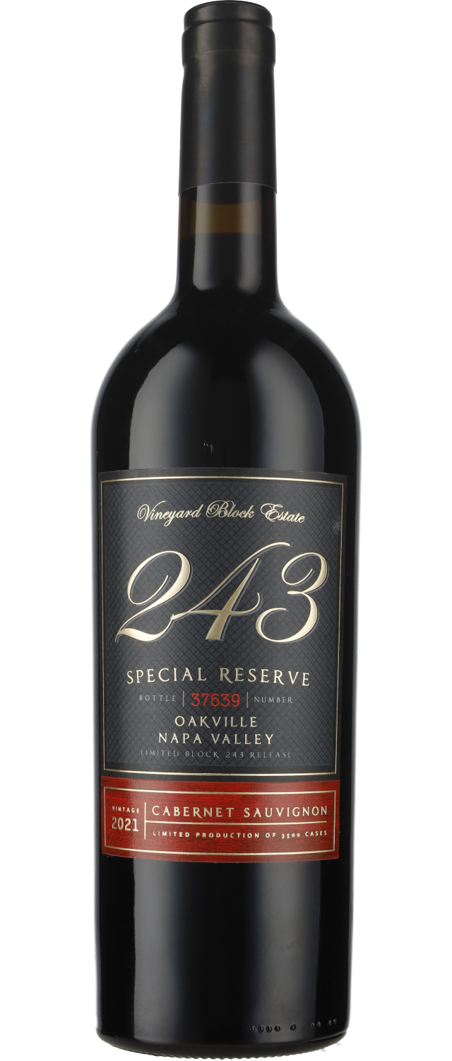 2021 243 Special Reserve Napa Valley Vineyard Block Estate