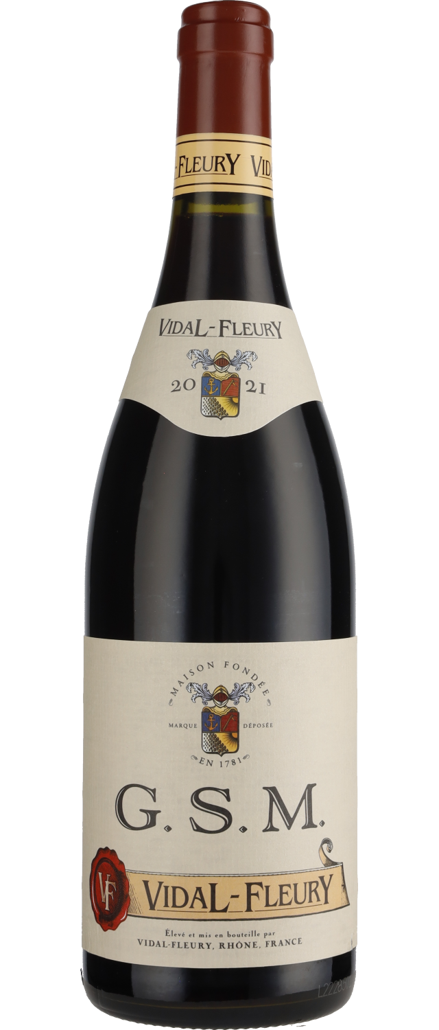 2021 GSM Rouge Grenache Syrah Mourvèdre Vidal-Fleury